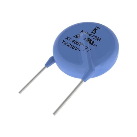 Kemet Multilayer Ceramic Capacitors Mlcc - Leaded 440V / 250 V 1000Pf Y5U 20% Ls=7.5Mm C717U102MYWDBA7301